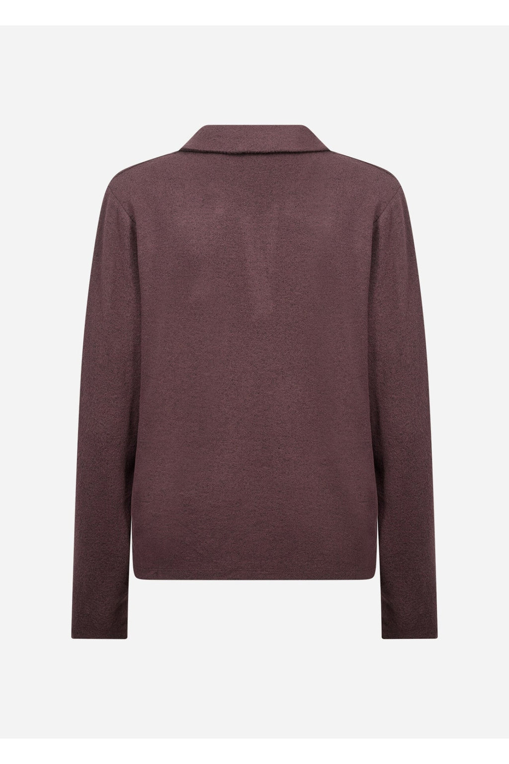 Soya Concept Biara 159 Collared Jumper Chocolate Brown — view 5. Shop Soya Concept at Dotique