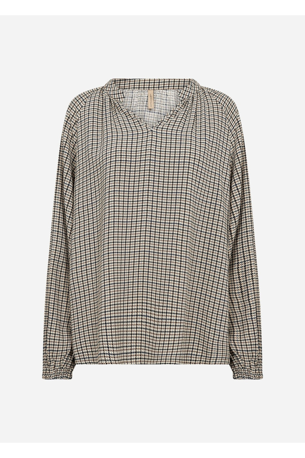Soya Concept Halia 1 Blouse Taupe — view 4. Shop Soya Concept at Dotique