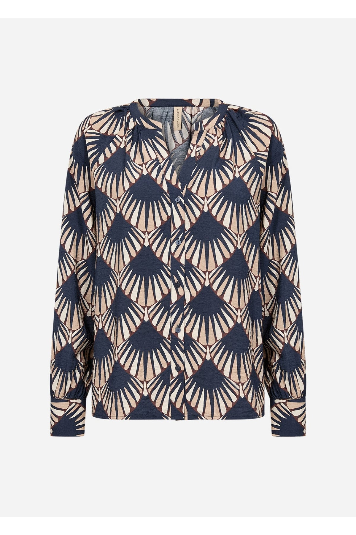 Soya Concept Halin 1 Shirt Navy — view 4. Shop Soya Concept at Dotique