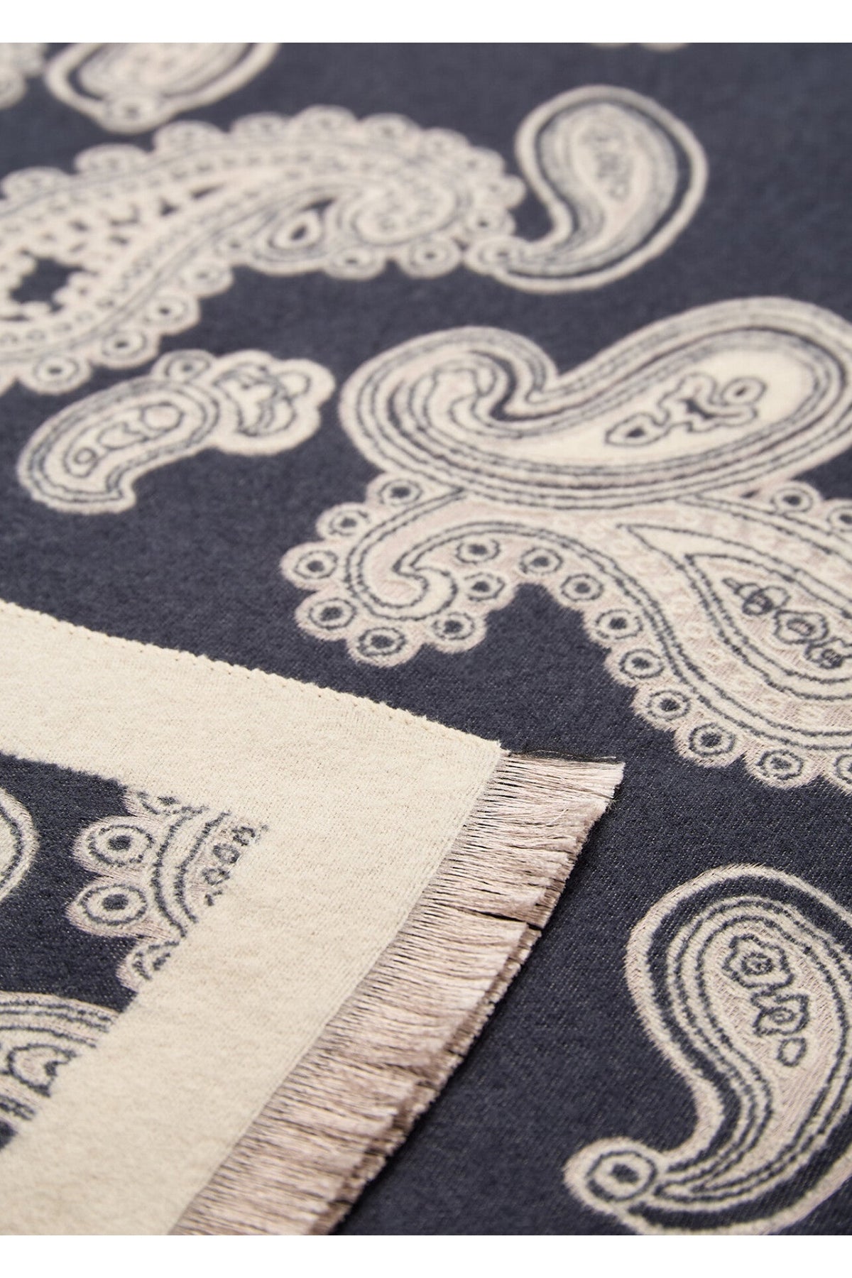 Soya Concept Hanar 1 Scarf Navy — view 4. Shop Soya Concept at Dotique