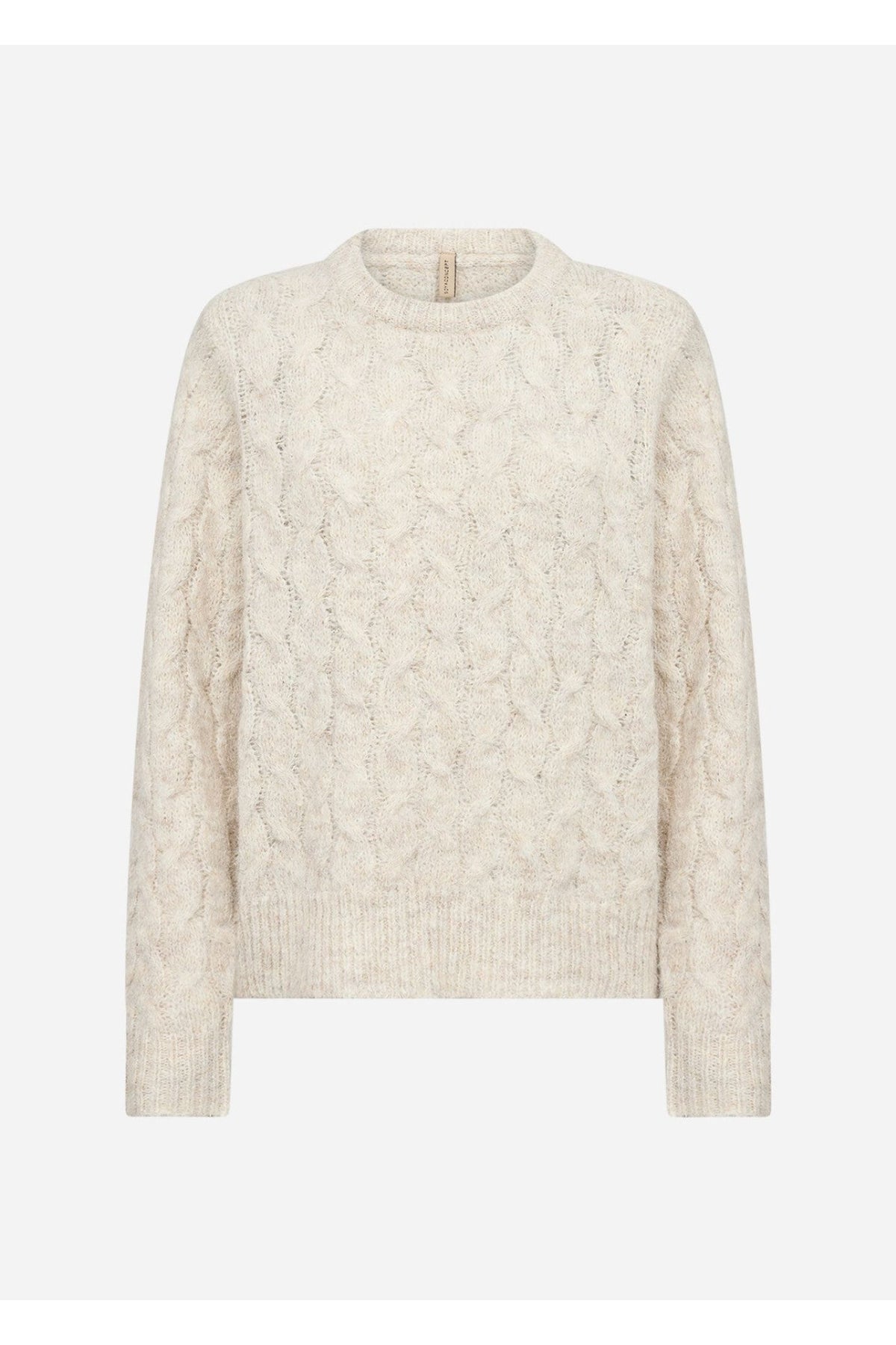 Soya Concept Heida 1 33845 Jumper in Sand — view 4. Shop Soya Concept at Dotique