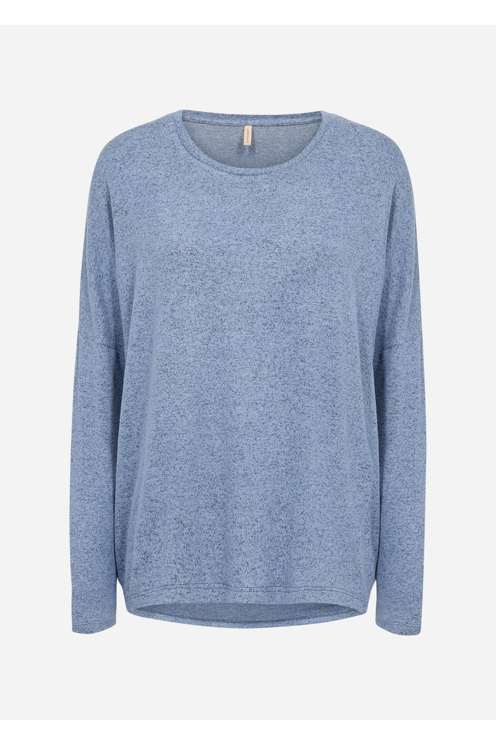 Soya Concept SC-Biara 1 24788 Blue Soft Round Neck Jumper — view 4. Shop Soya Concept at Dotique