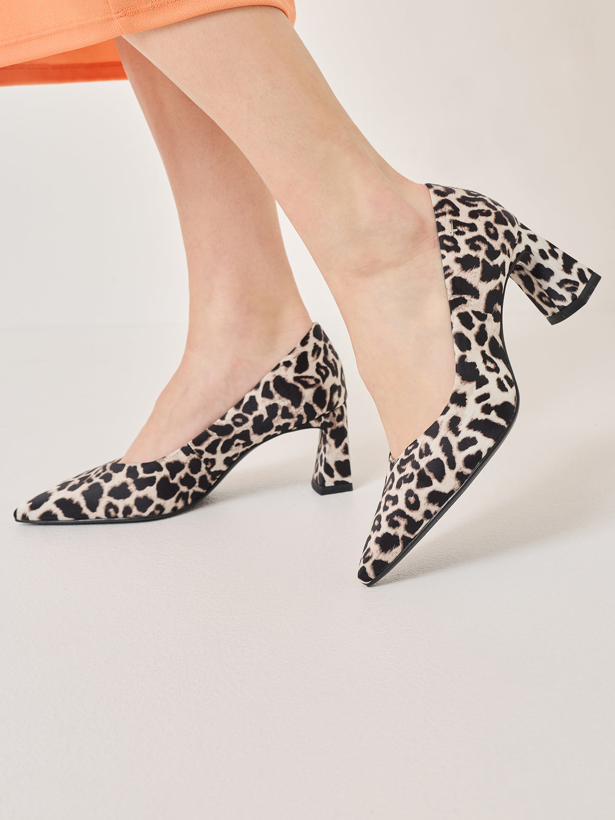 Shop Tamaris at Dotique – leopard print court shoes 1-22453-45-360, view 2