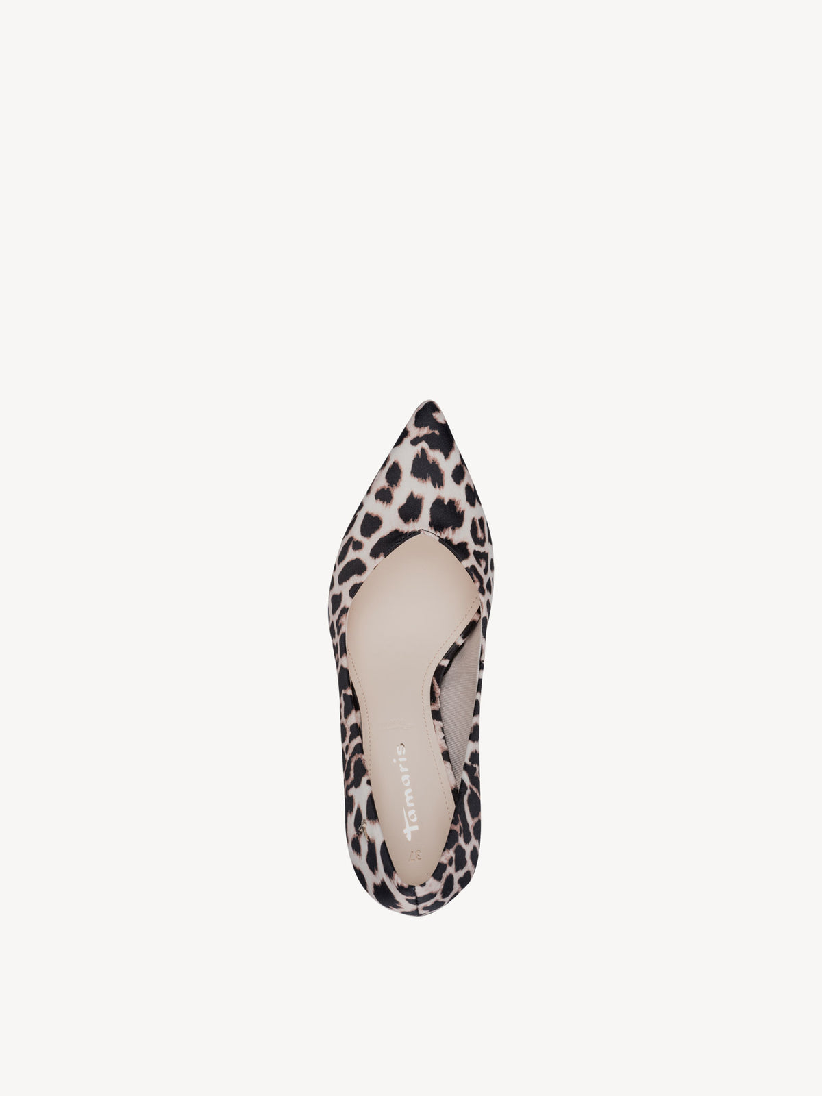 Shop Tamaris at Dotique – leopard print court shoes 1-22453-45-360, view 5