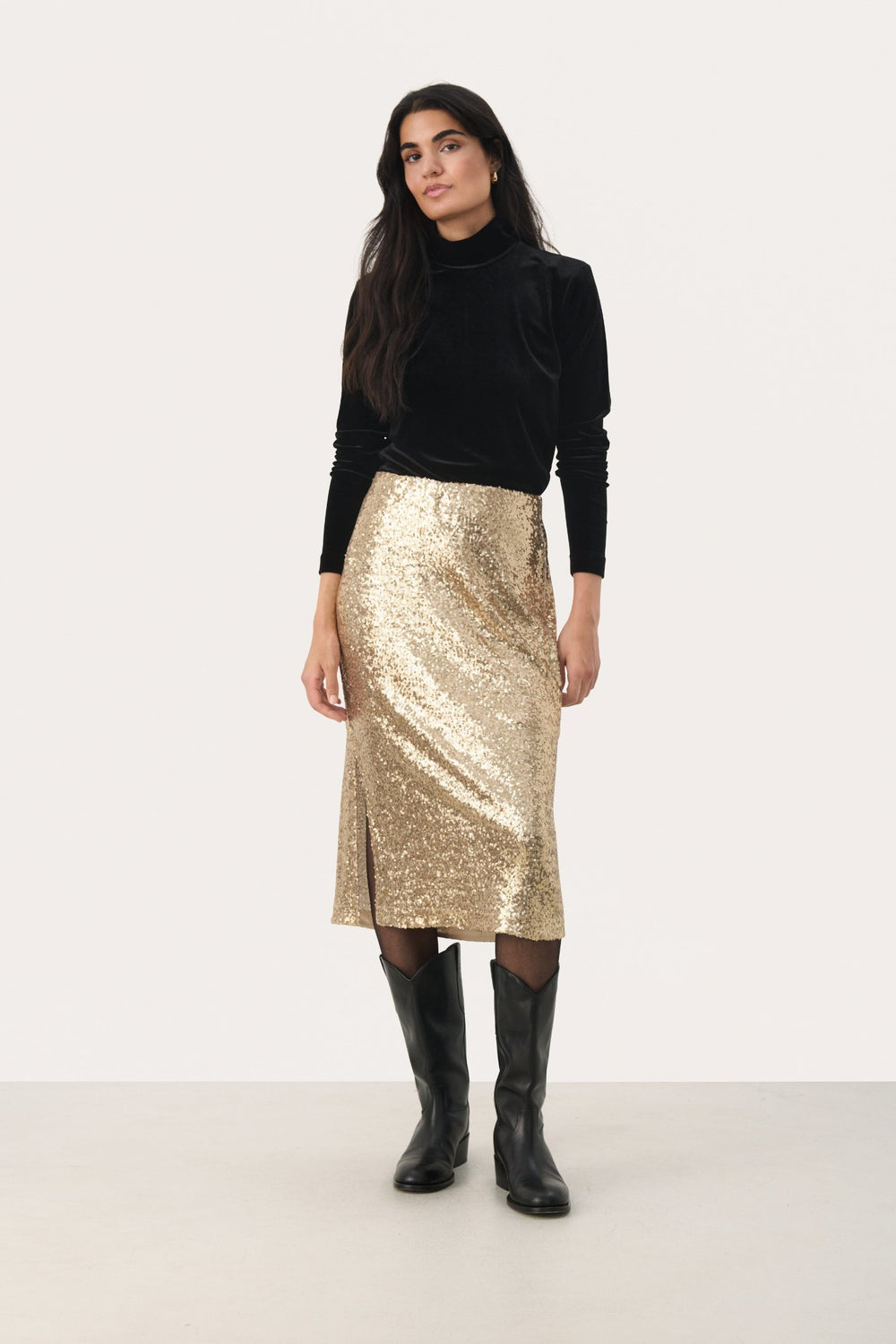 DotiquePartTwoTeffaniaGoldSequinSkirt303091511