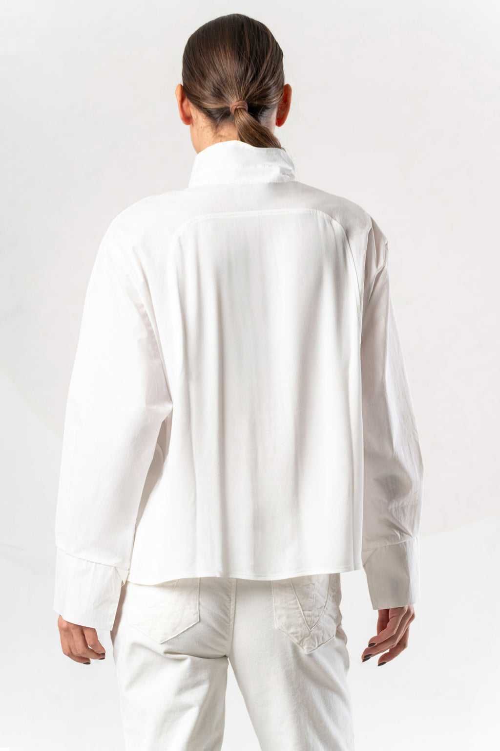 Shop the Elisa Cavaletti ELW261029800 Off White Blouse at Dotique. A premium Italian designer blouse with beautiful detailing for AW26.