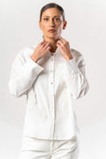 Shop the Elisa Cavaletti ELW261029800 Off White Blouse at Dotique. A premium Italian designer blouse with beautiful detailing for AW26.