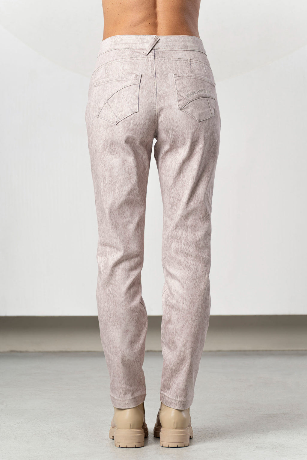 Rear view of Elisa Cavaletti ELW266003700 Jeans - Print by Elisa Cavaletti, shop the vendor at Dotique for stylish denim