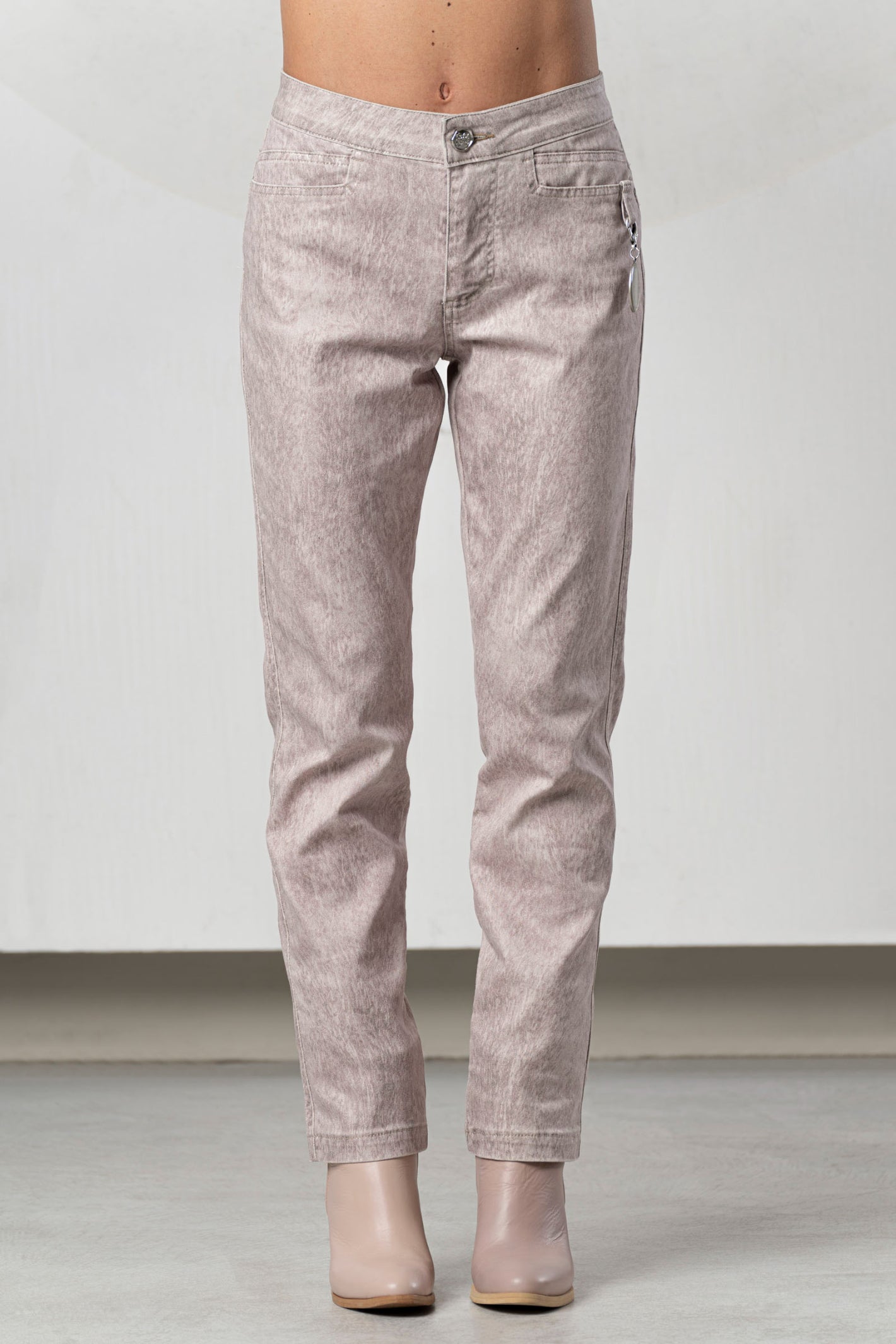 Front view of Elisa Cavaletti ELW266003700 Jeans - Print by Elisa Cavaletti, shop the vendor at Dotique for stylish denim