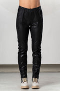 Shop Elisa Cavaletti ELW266054108 Black Trousers at Dotique. Premium women's designer trousers with stretch and distinctive detailing for AW26.