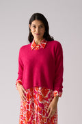 Foil FO8075 Jumper Half Jumper Hot Pink