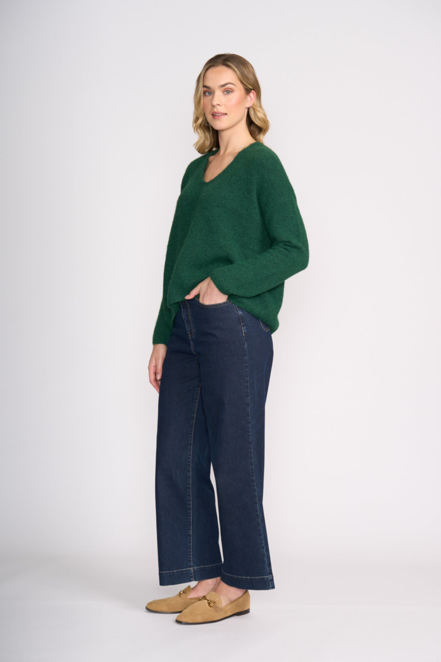 Foil FO8075 Jumper Half Jumper Deep Forest