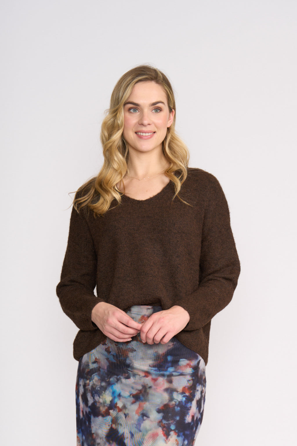 Foil FO8075 Jumper Half Jumper Ground Coffee