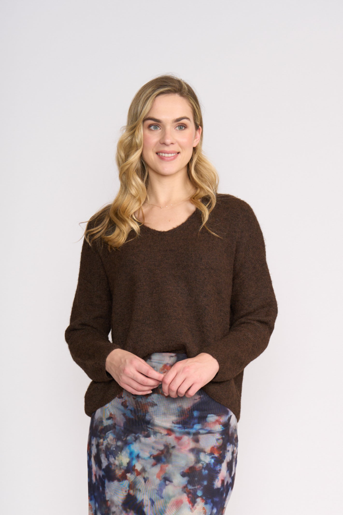 Foil FO8075 Jumper Half Jumper Ground Coffee