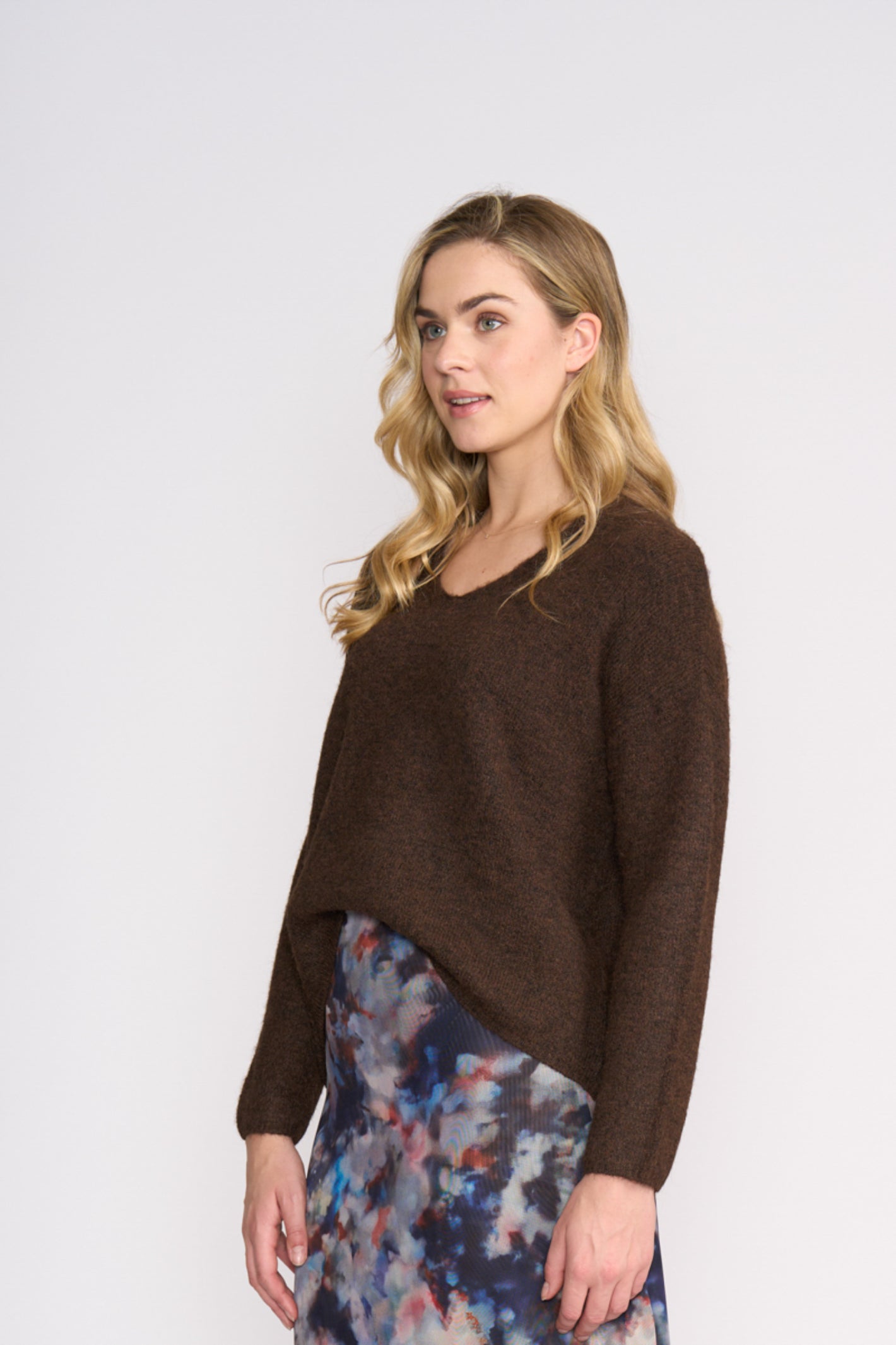 Foil FO8075 Jumper Half Jumper Ground Coffee