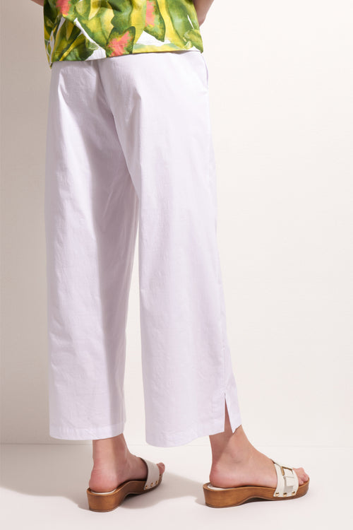 Foil Fo8259 Broad Horizon Trousers White shown worn with sandals shop the Foil collection at Dotique
