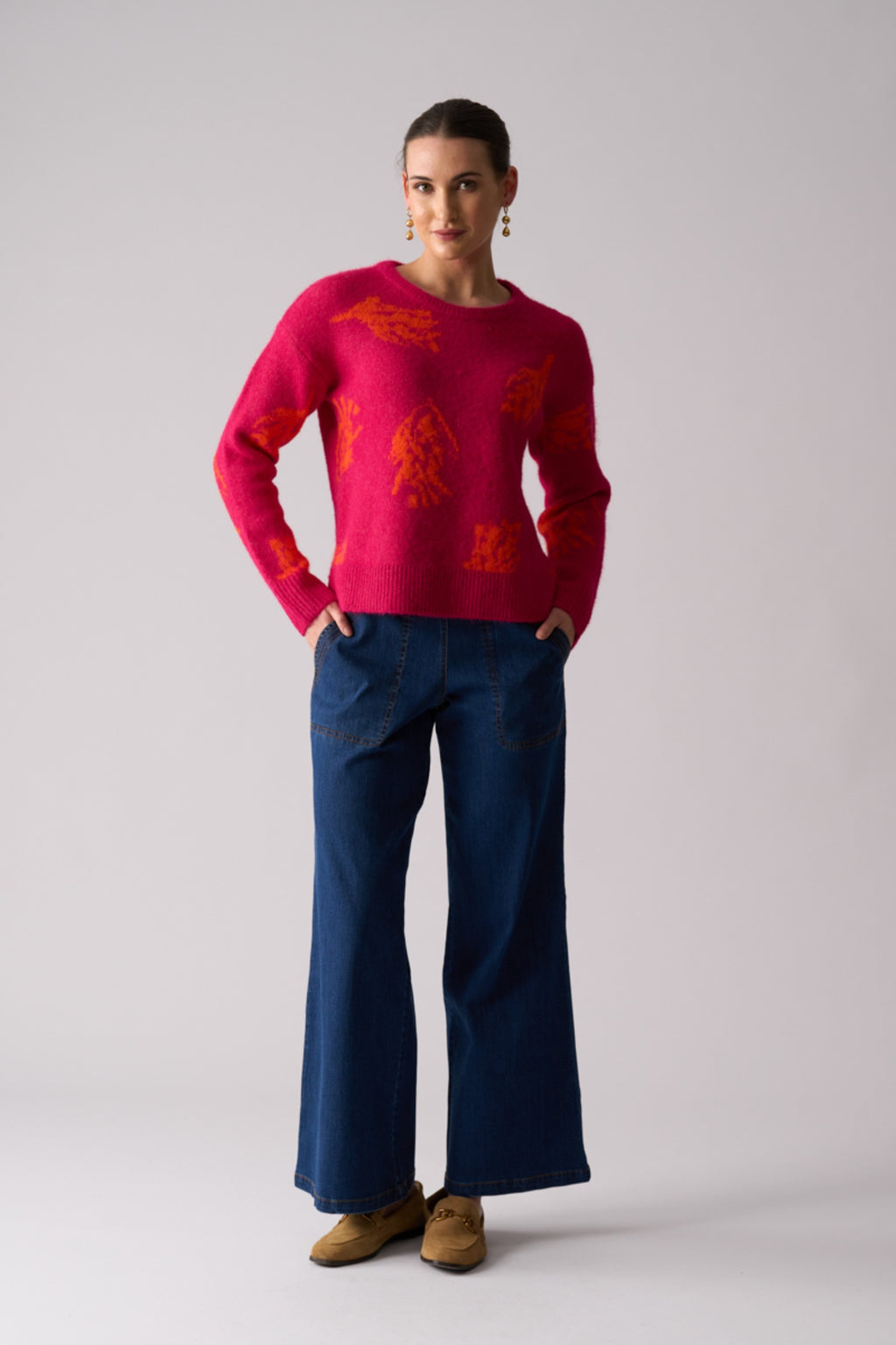 Foil FO8376 Bloom & Loom Jumper Pink Mix