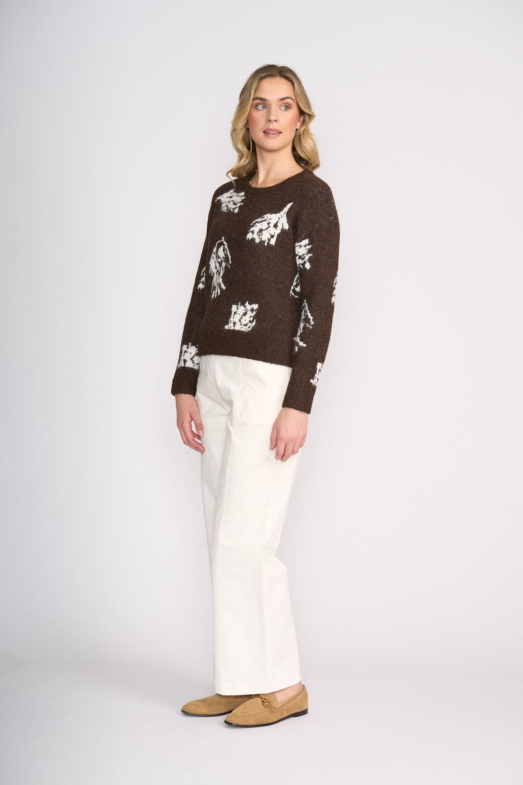 Foil FO8376 Bloom & Loom Jumper Coffee Mix