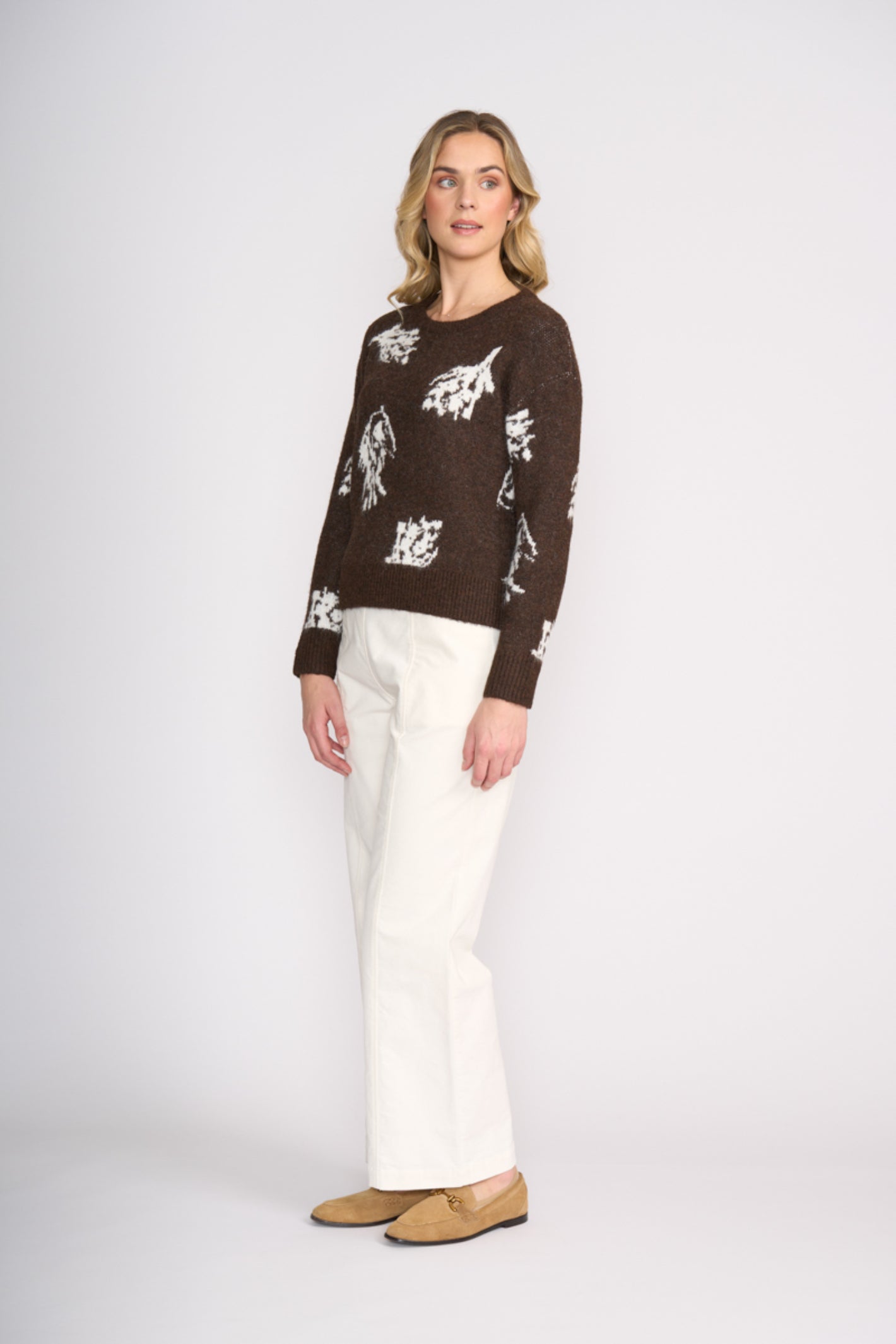 Foil FO8376 Bloom & Loom Jumper Coffee Mix