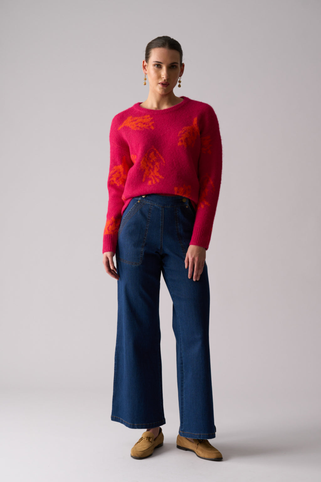 Foil FO8376 Bloom & Loom Jumper Pink Mix