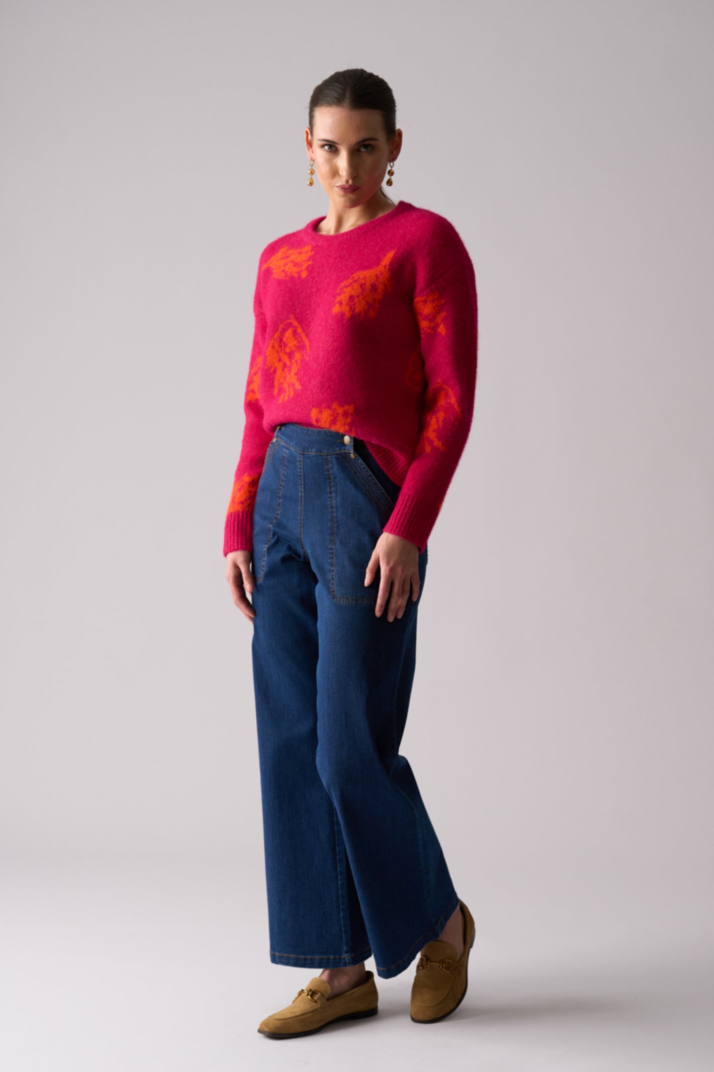 Foil FO8376 Bloom & Loom Jumper Pink Mix