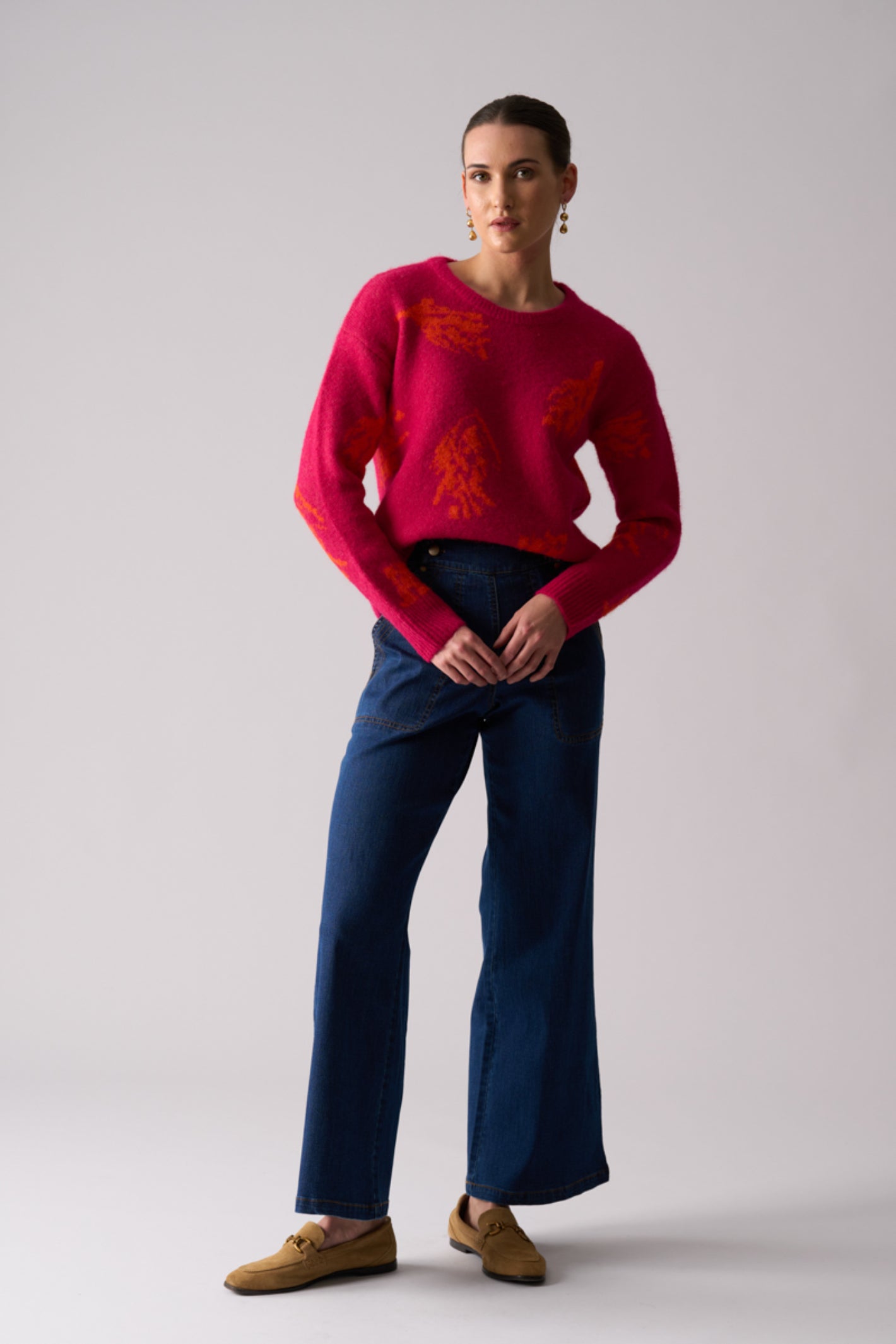 Foil FO8376 Bloom & Loom Jumper Pink Mix