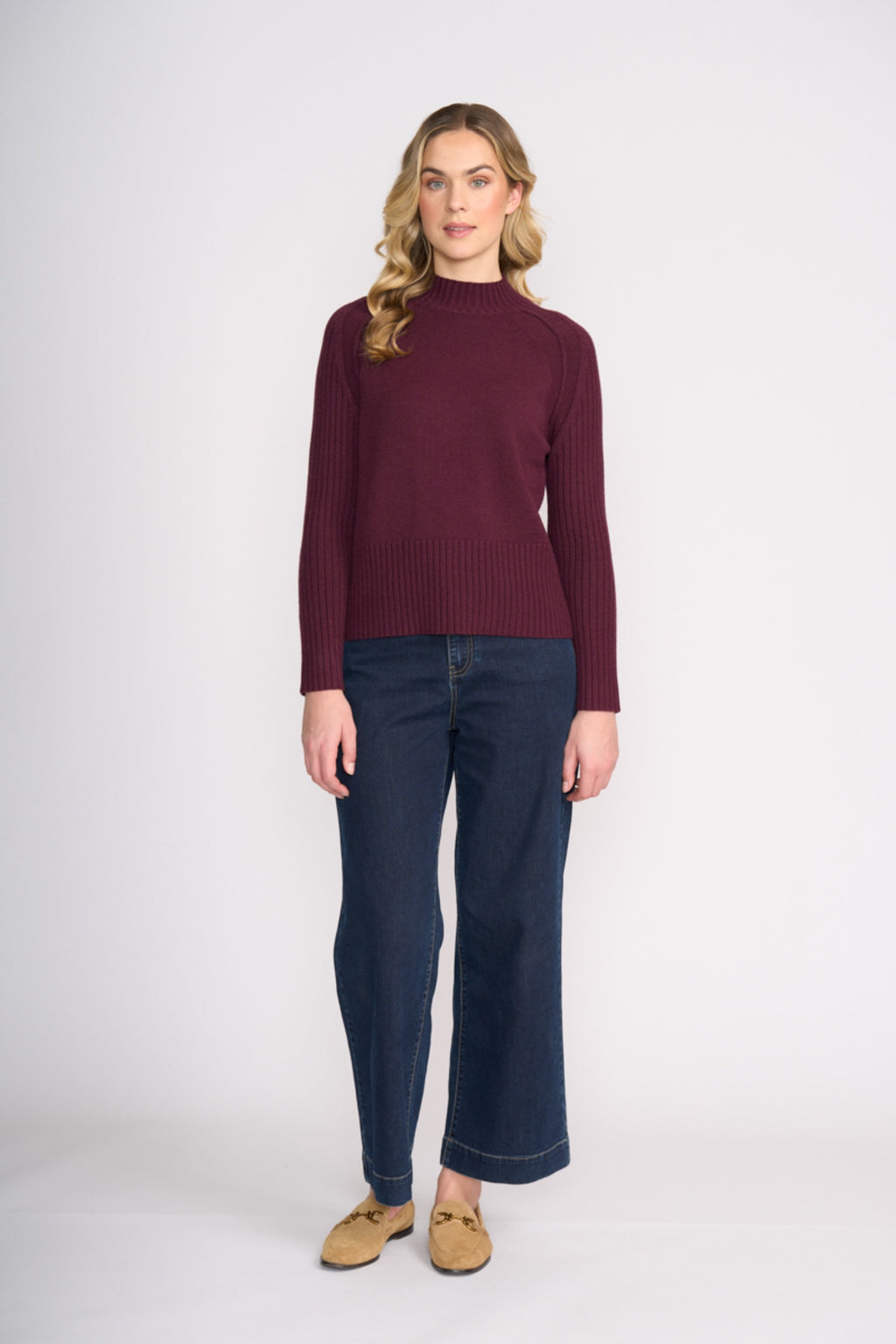 Foil FO8457 Tread Carefully Jumper Black Cherry