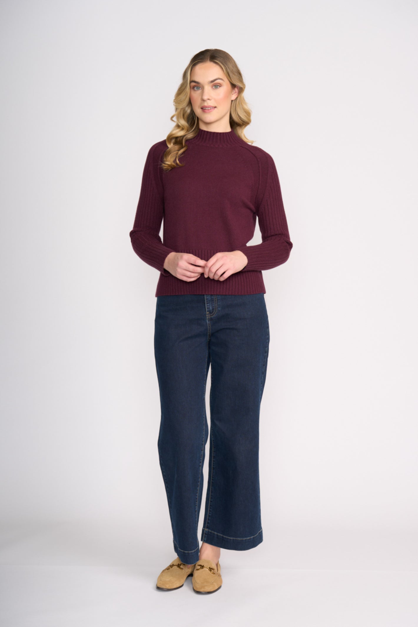 Foil FO8457 Tread Carefully Jumper Black Cherry