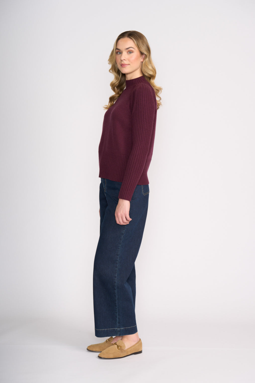 Foil FO8457 Tread Carefully Jumper Black Cherry