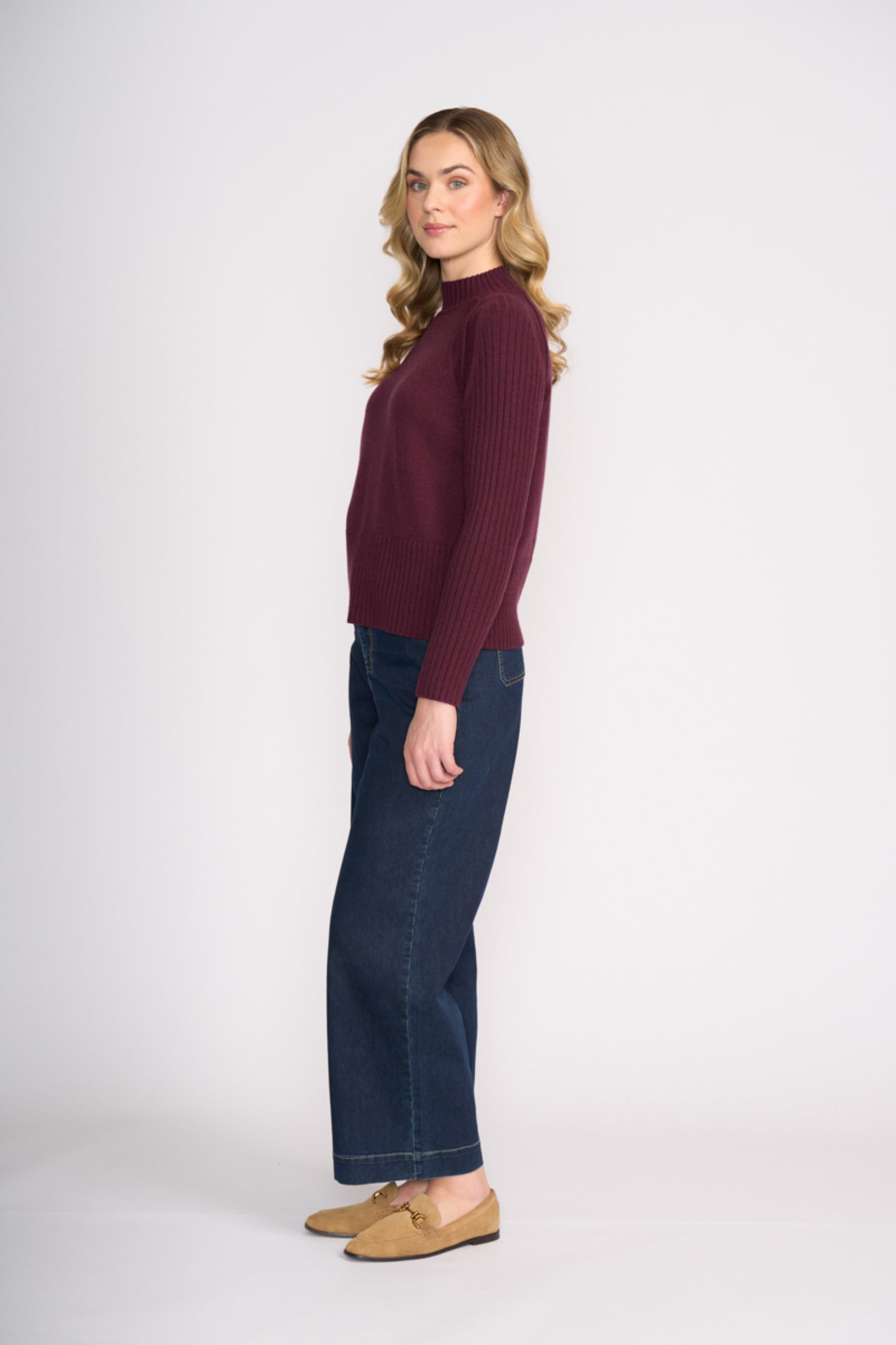 Foil FO8457 Tread Carefully Jumper Black Cherry