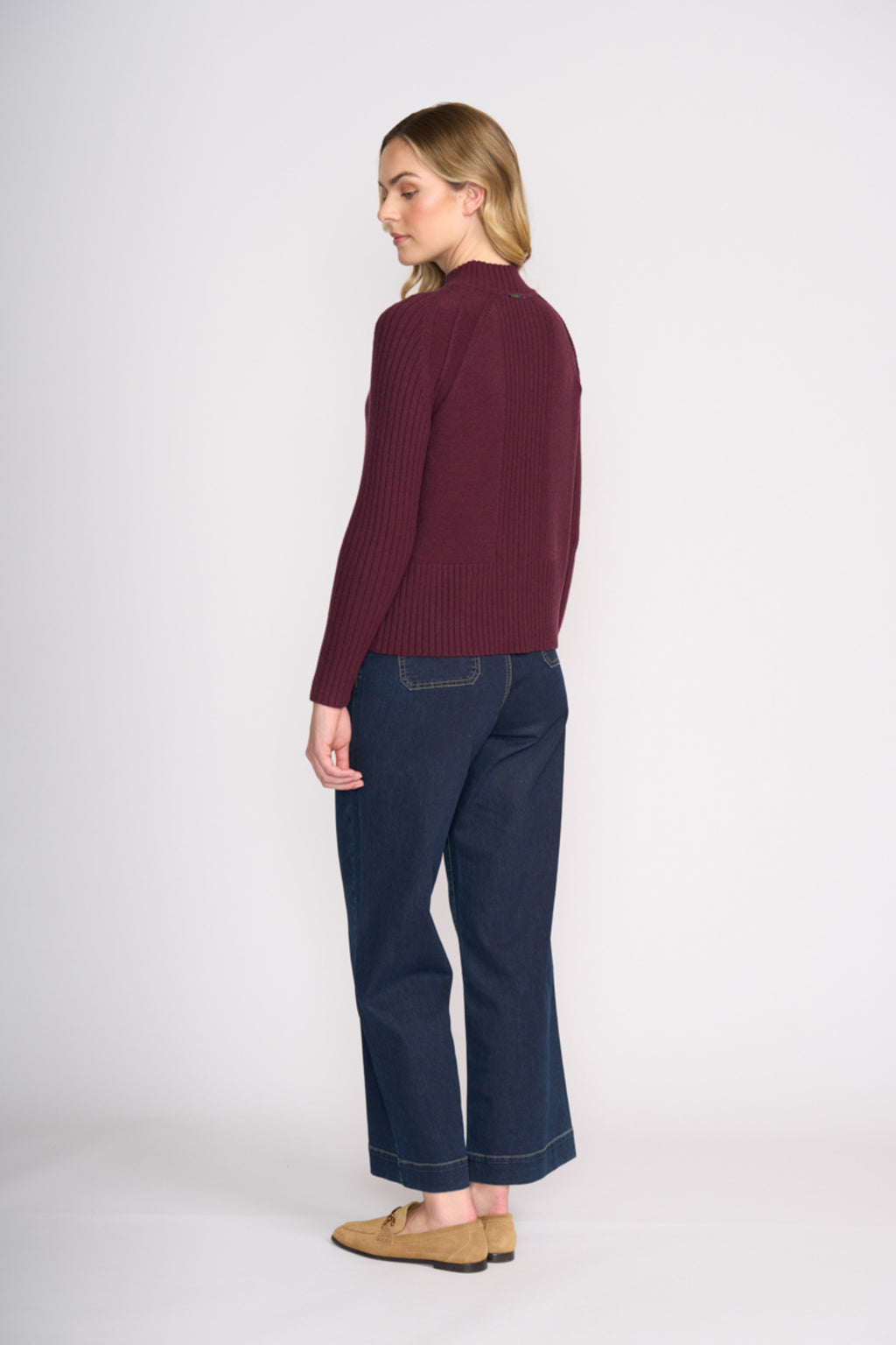 Foil FO8457 Tread Carefully Jumper Black Cherry