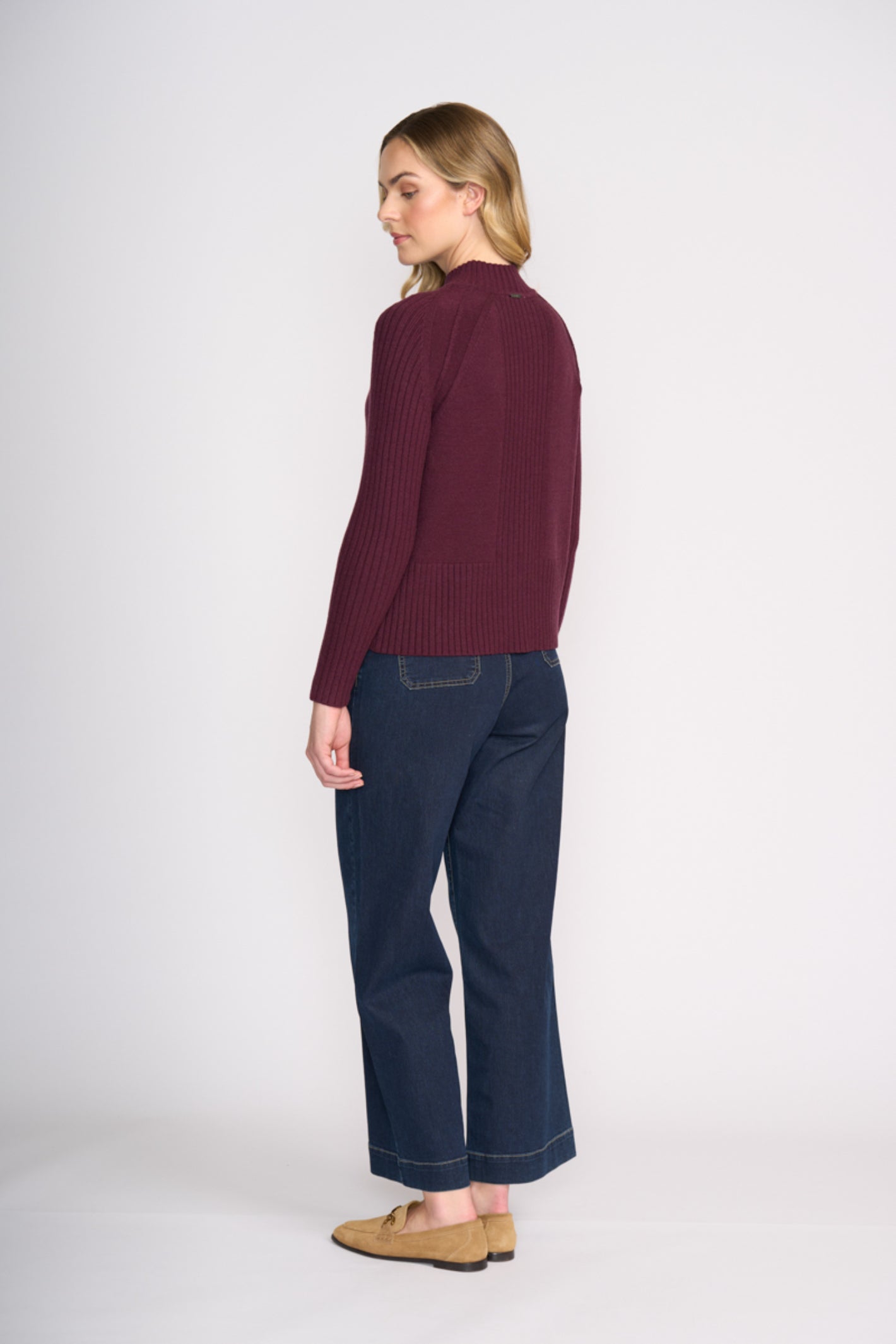 Foil FO8457 Tread Carefully Jumper Black Cherry
