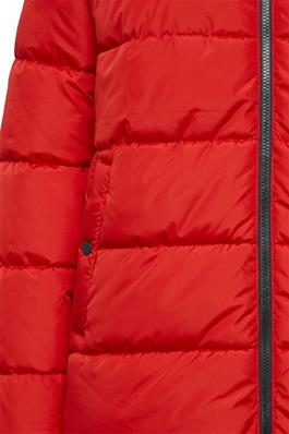 Fransa FRMABELLE JA 2 Salsa Quilted Coat with Hood Detail