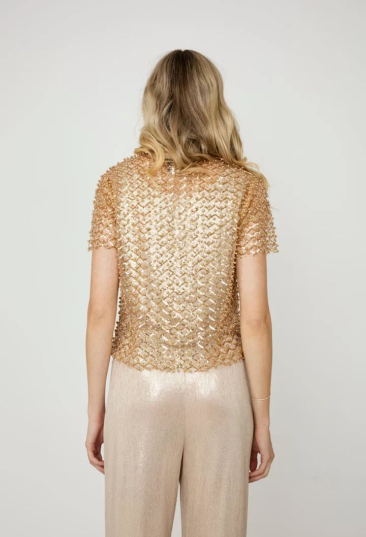 frank-lyman-258728u-gold-beaded-short-sleeve-top