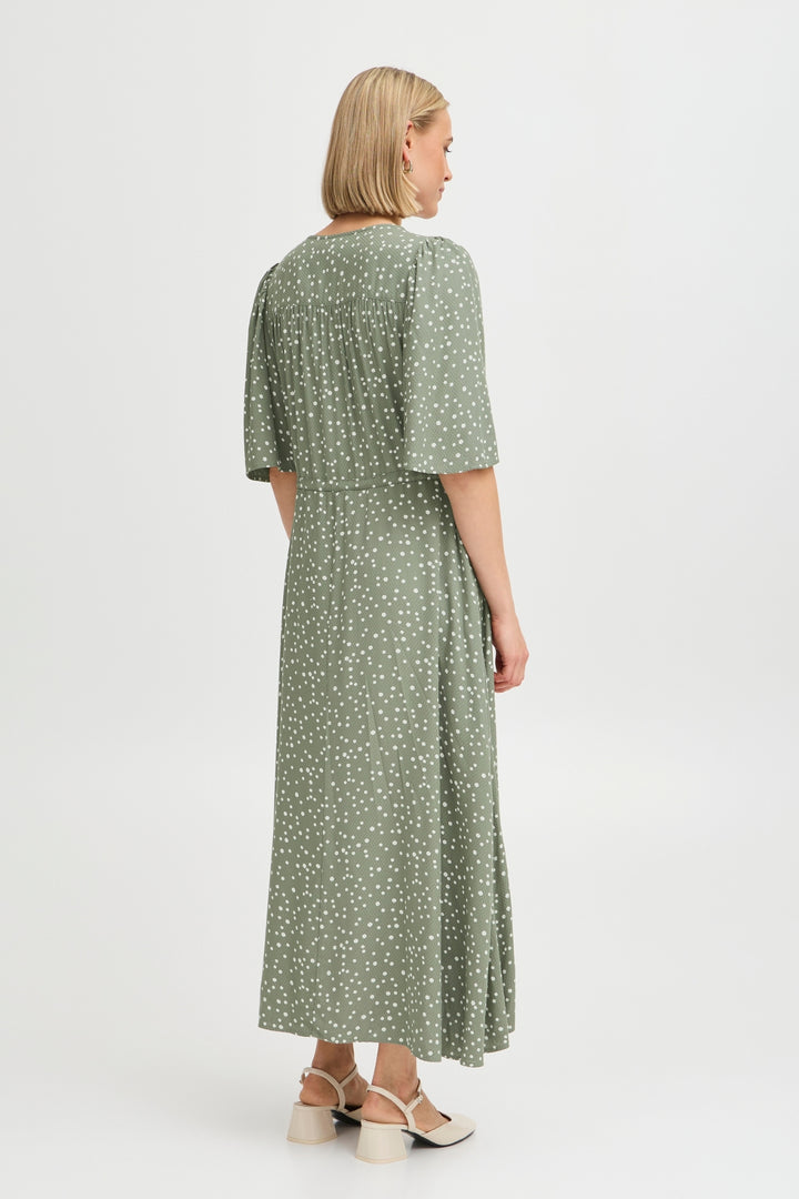 Fransa 20615443 Frmaddie SK 2 Cotton Skirt in Agave Green-Dotique-