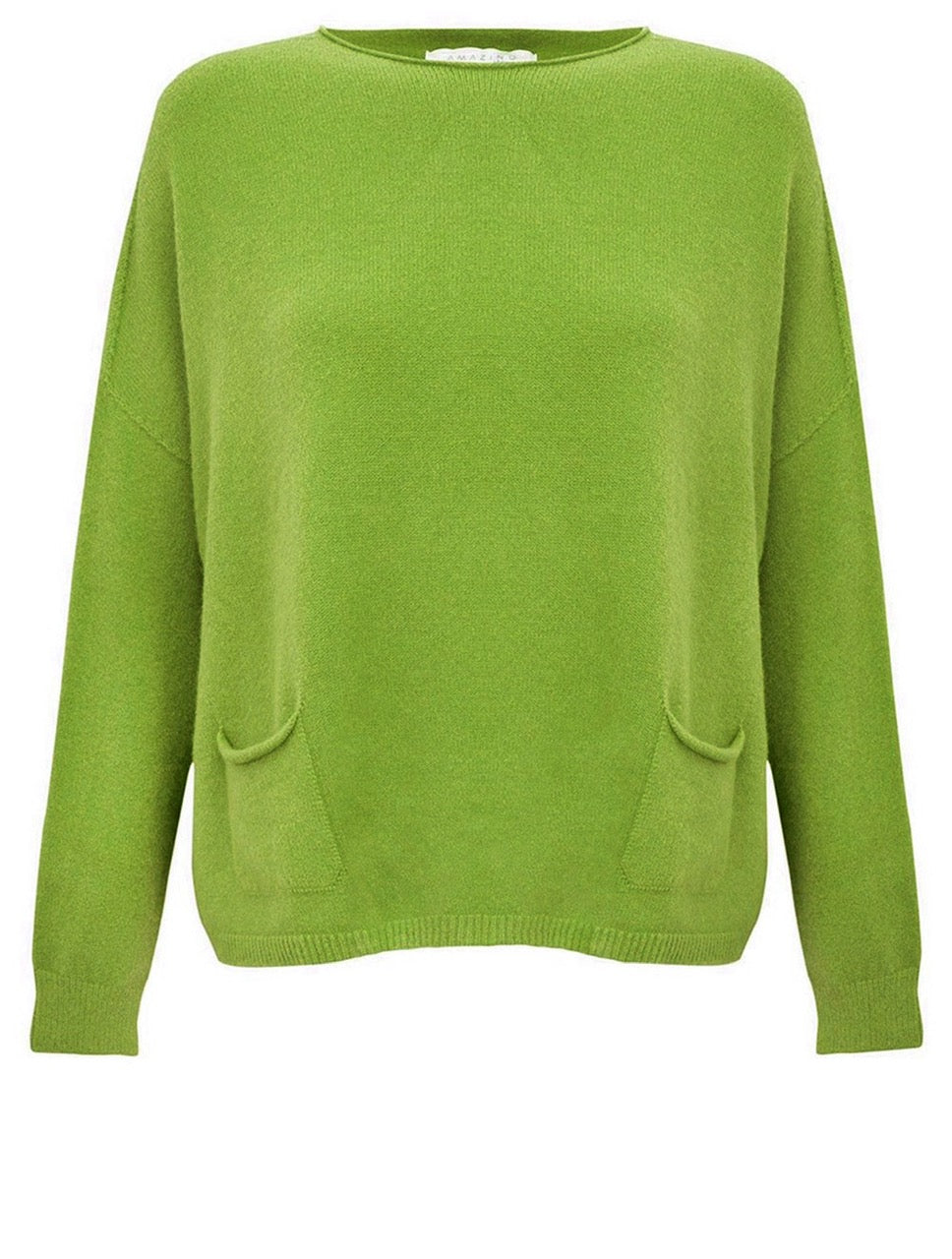 Amazing Woman Jodie Fine Knit 2 Front Pocket Jumper