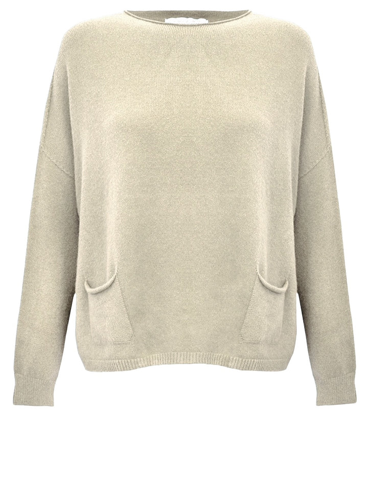 Amazing Woman Jodie Fine Knit 2 Front Pocket Jumper