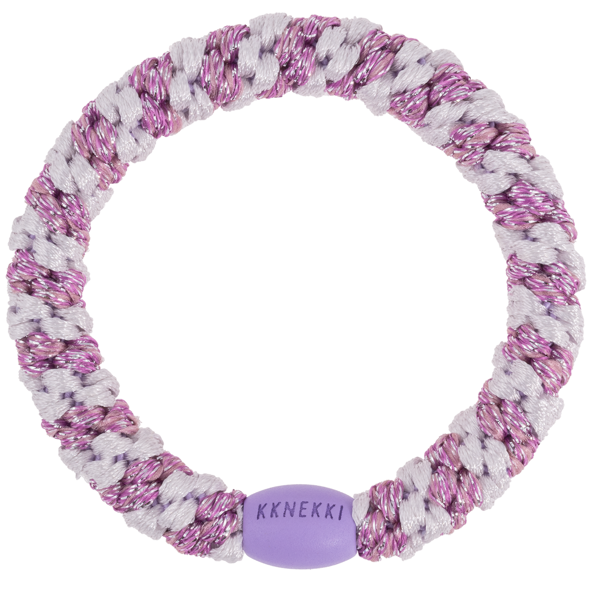 KKNEKKI Lavender Pink Glitter Stripe