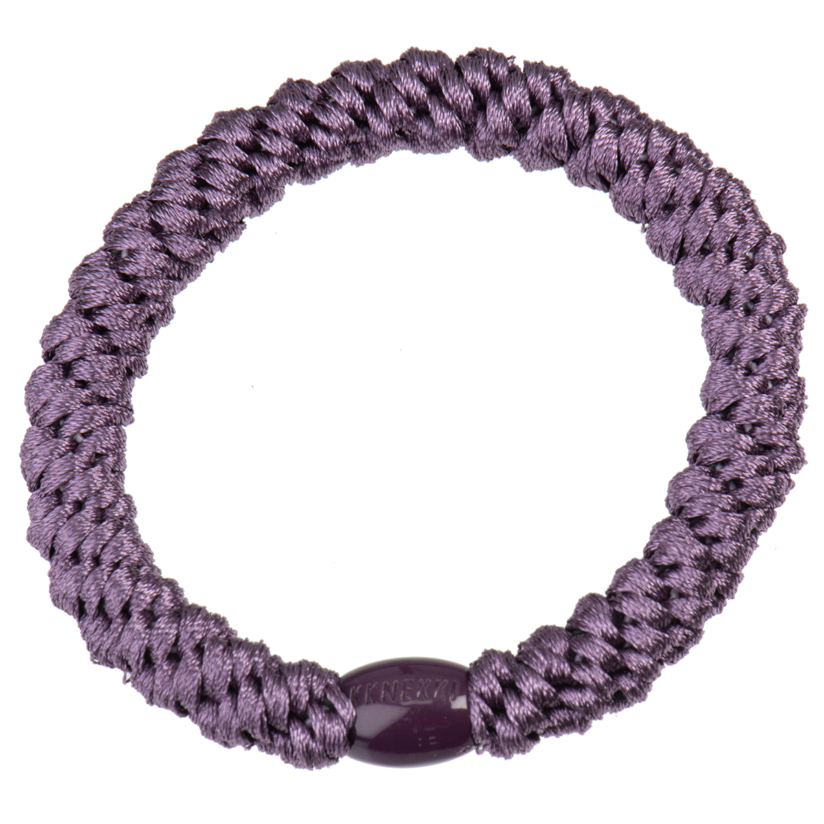 KKNEKKI Mauve hair tie by KKNEKKI in a braided mauve design, shop KKNEKKI at Dotique for style and comfort
