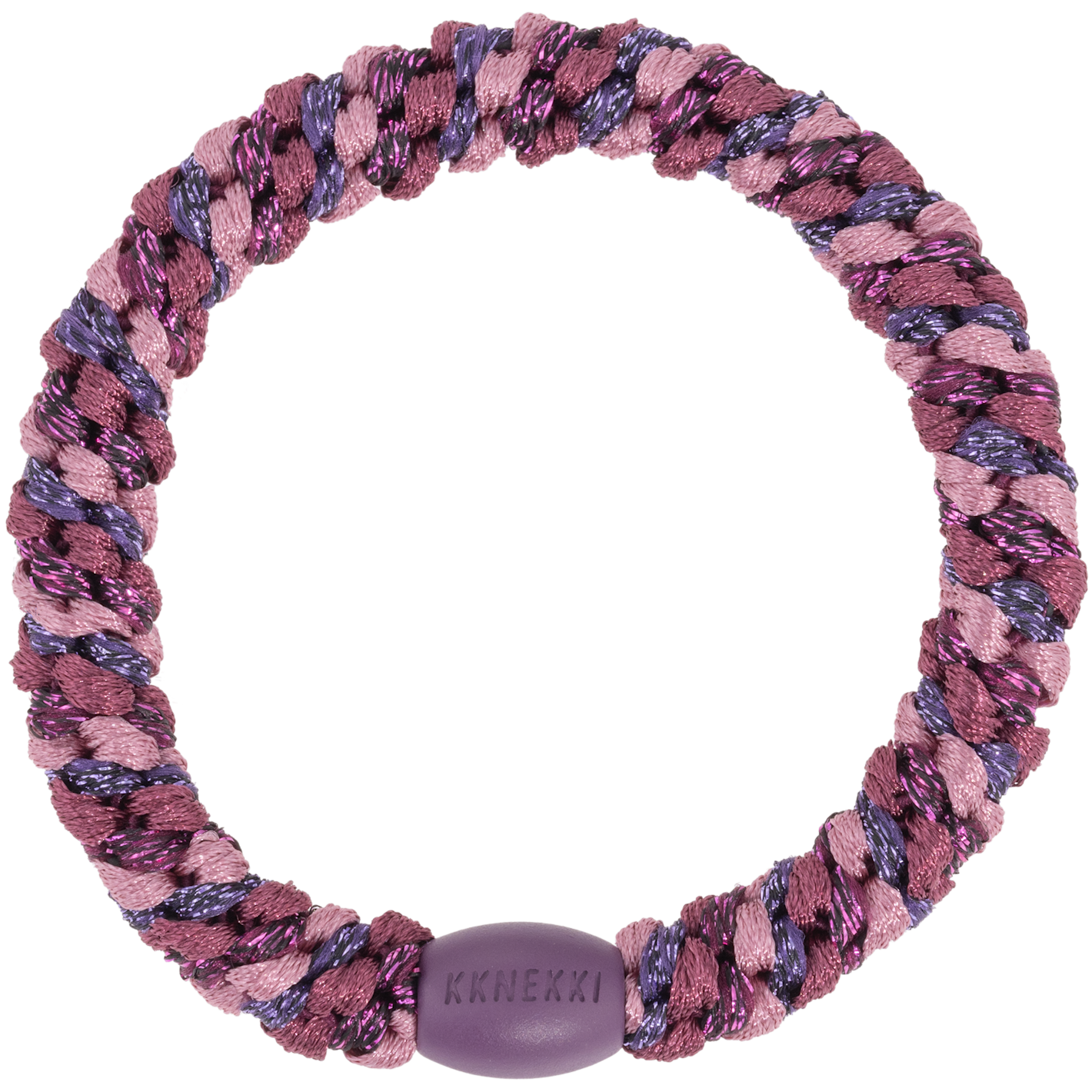 KKNEKKI Mix Rosewood Glitter hair tie by KKNEKKI in rosewood shades, shop KKNEKKI at Dotique for stylish accessories