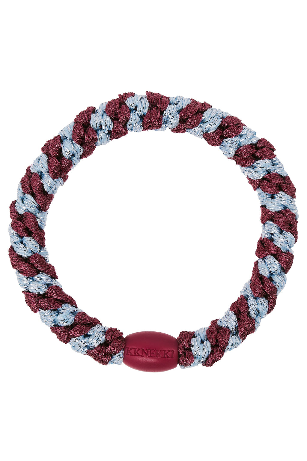 KKNEKKI Rosewood seablue glitter Stripe