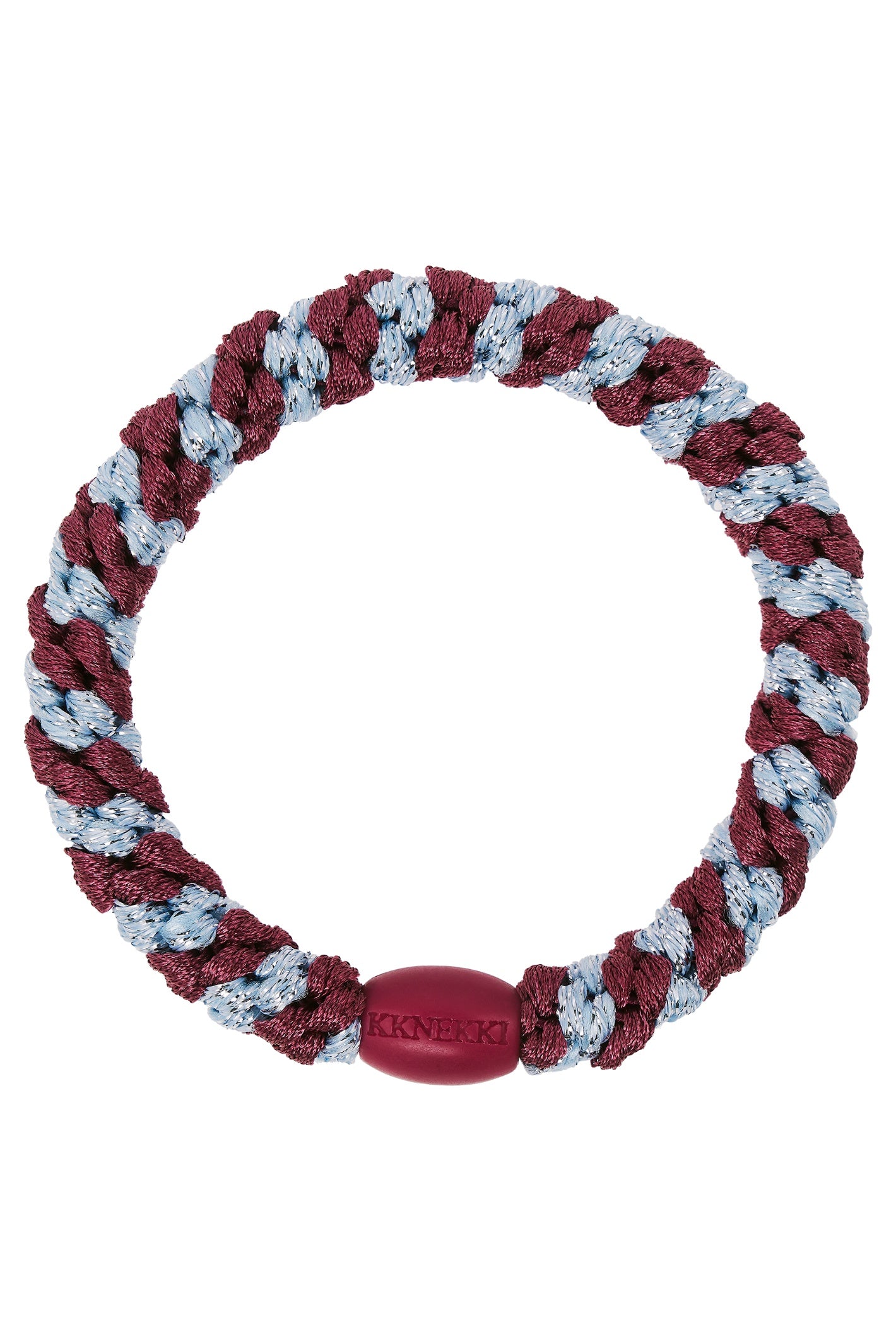 KKNEKKI Rosewood seablue glitter Stripe