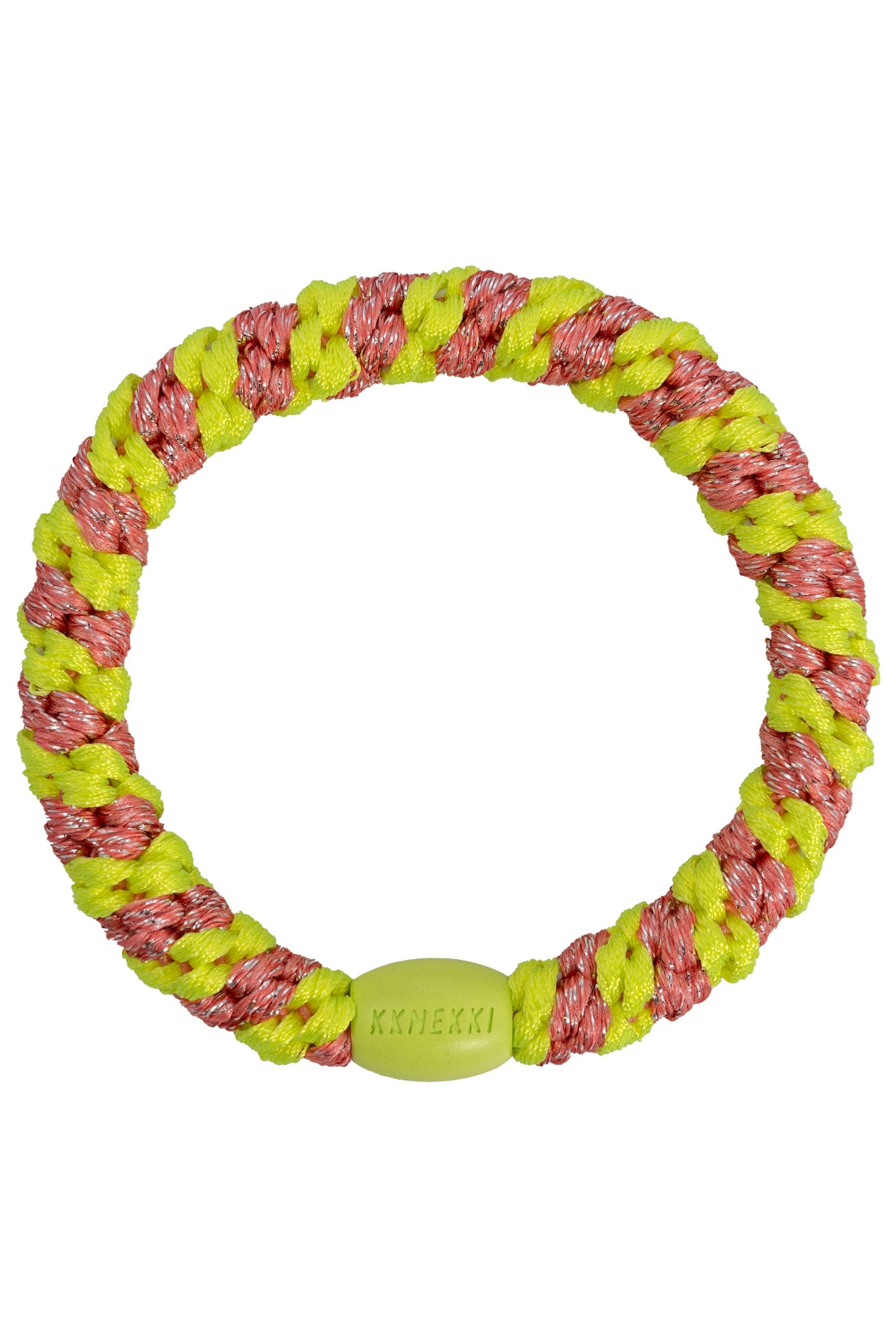 KKNEKKI Stripe coral neon yellow