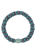 KKNEKKI Teal steel grey glitter Stripe