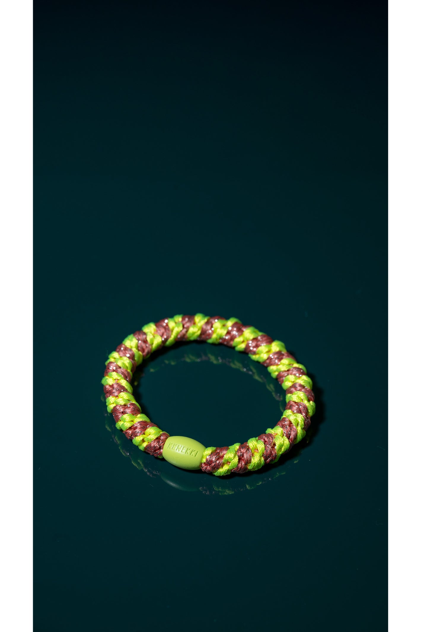 KKNEKKI Stripe coral neon yellow