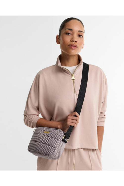Barbour International Monaco Check Crossbody Truffle Check Bag LBA0584 Shop Barbour International at Dotique