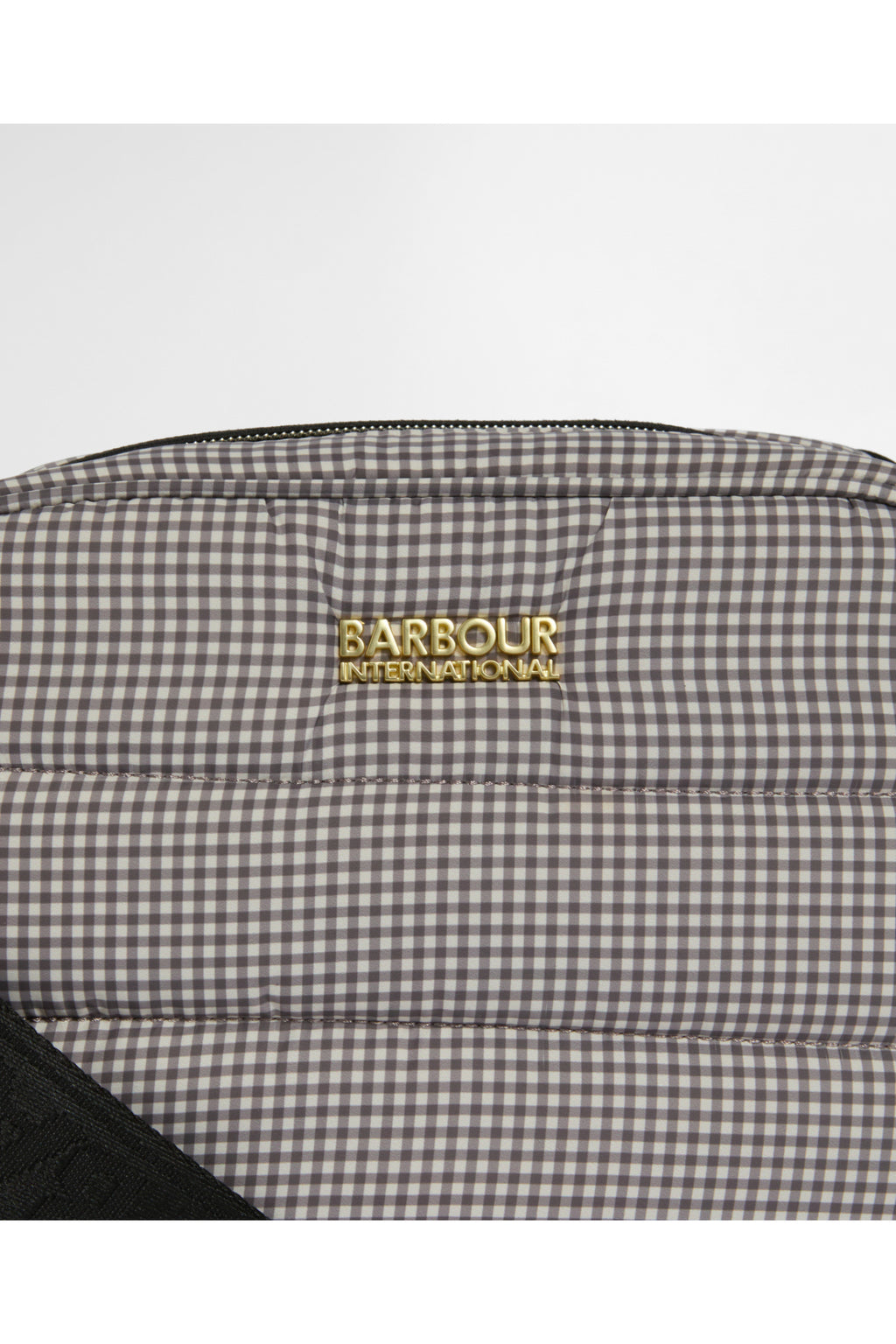 Barbour International Monaco Check Crossbody Truffle Check Bag LBA0584