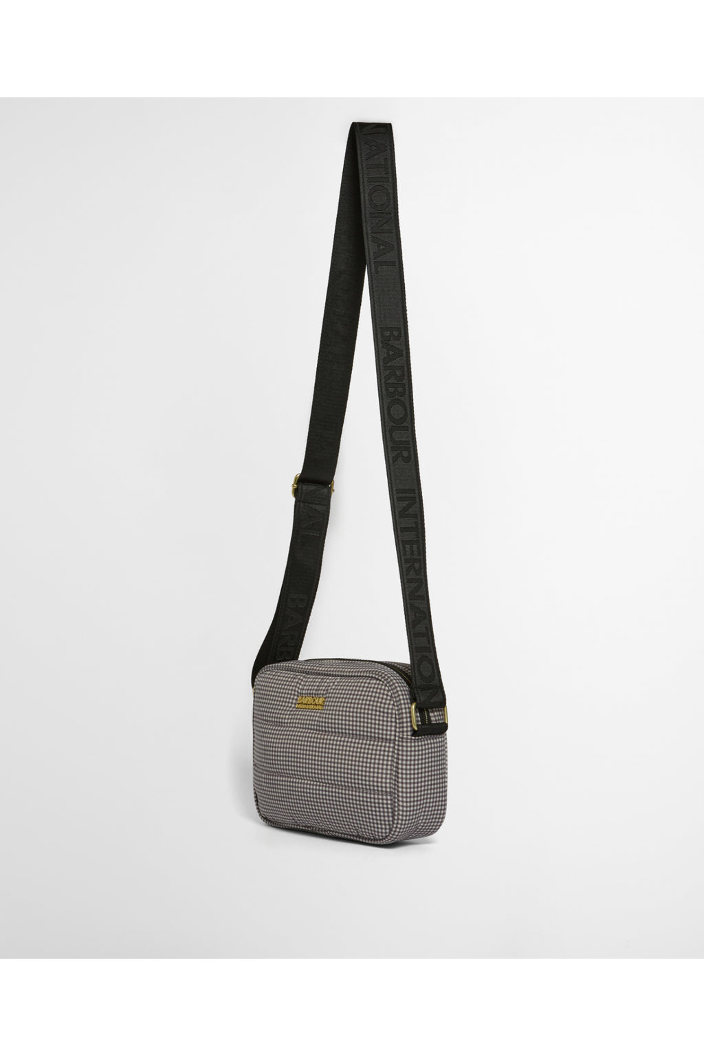 Barbour International Monaco Check Crossbody Truffle Check Bag LBA0584