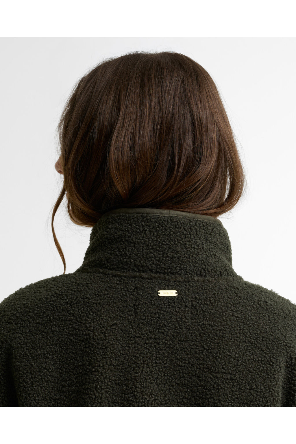 Barbour Mabel Fleece Olive LFL0095