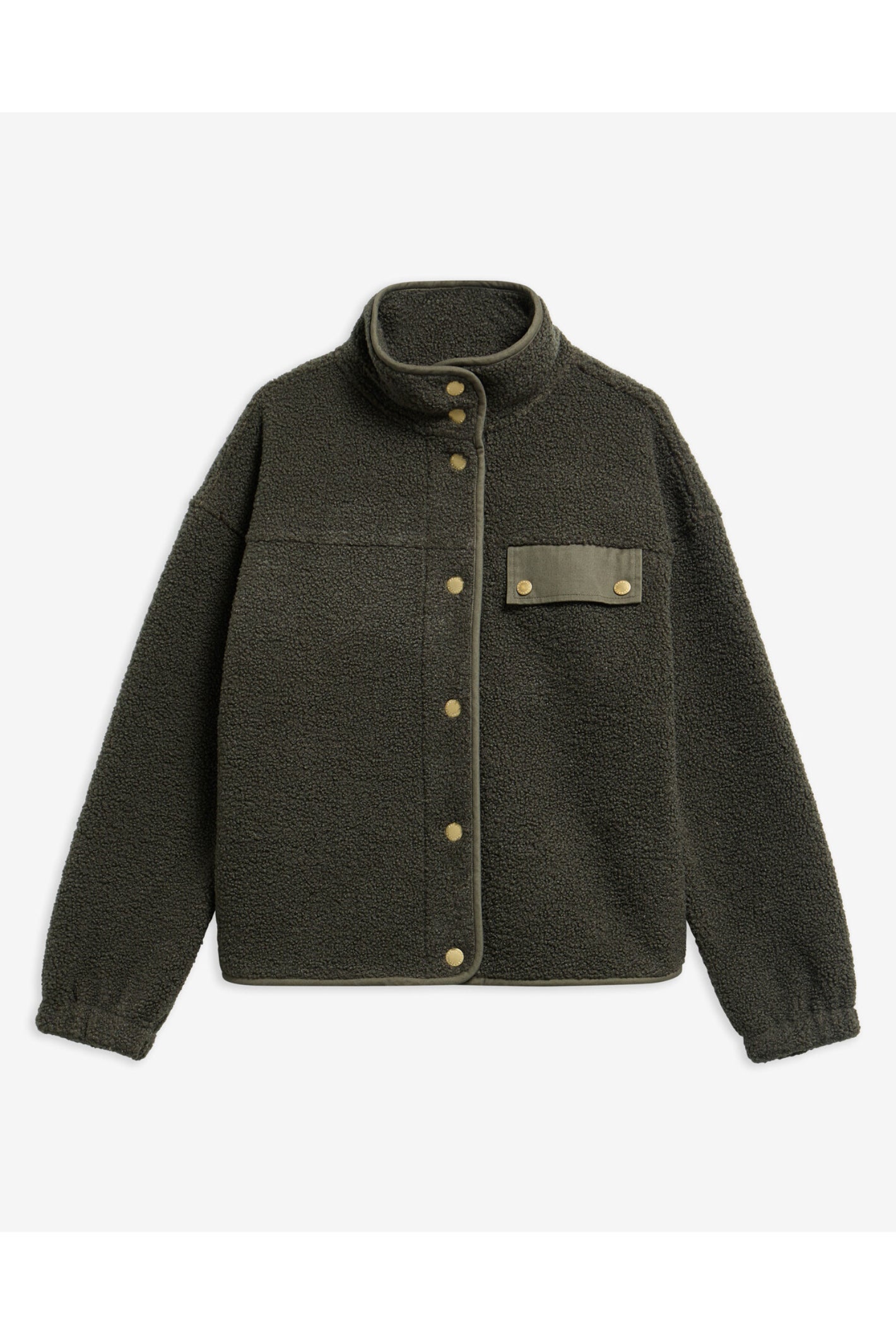 Barbour Mabel Fleece Olive LFL0095